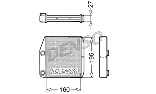 CALORIFER BORD DENSO Opel Corsa D  39033120   DRR09075